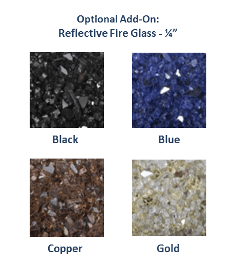 The Outdoor Plus | Reflective Fire Glass