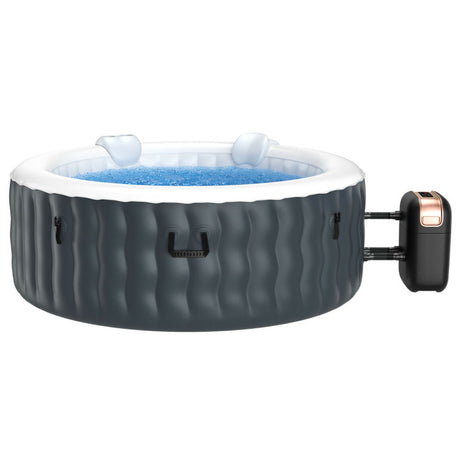 Costway | 4 Person Inflatable Hot Tub Spa with 108 Massage Bubble Jets