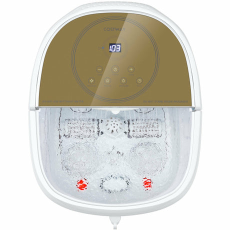 Costway | Foot Spa Bath Massager with 3-Angle Shower