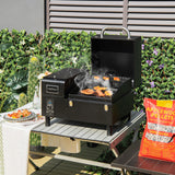 Costway | Portable Pellet Grill and Smoker Tabletop with Temperature Probe