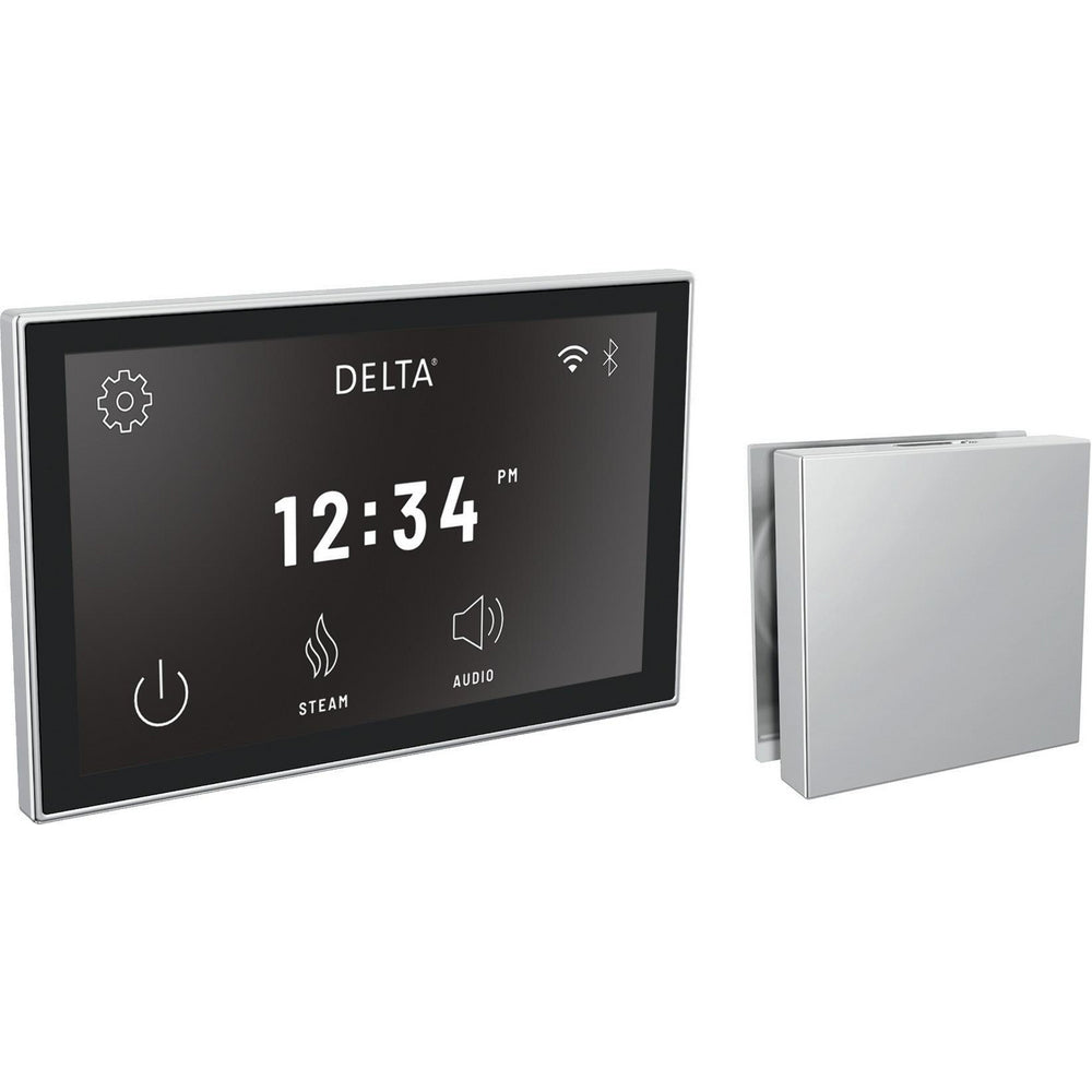 Delta | Steamscape™ Deluxe System - Digital Interface and Contemporary Square Steam Head