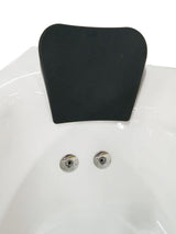 EAGO | AM161-R  5' Single Person Corner White Acrylic Whirlpool Bath Tub - Drain on Right