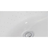 EAGO | AM1900  74" White Free Standing Air Bubble Bathtub