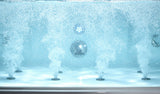 EAGO | AM196ETL 6 ft Clear Rectangular Acrylic Whirlpool Bathtub for Two