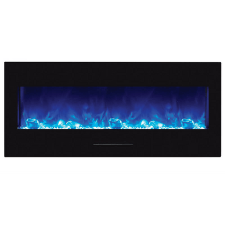 Amantii | 50" Wall Mount/Flush Mount Electric Fireplace with Glass Surround