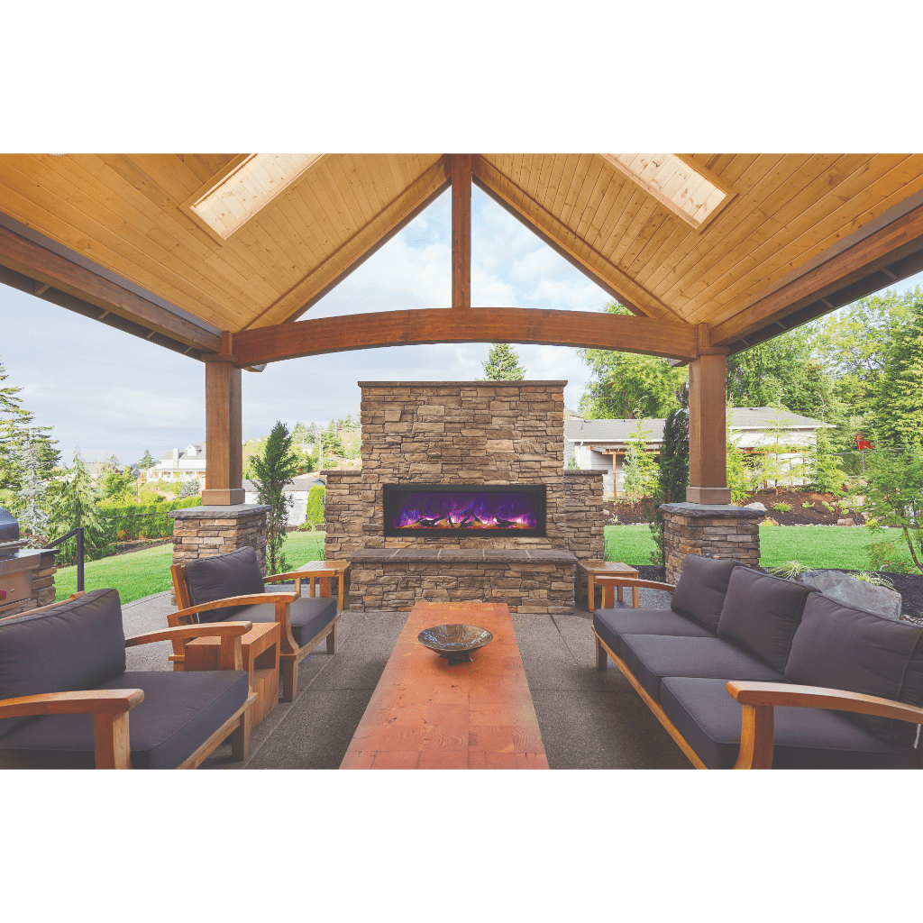 Amantii | 60" Panorama Deep Indoor or Outdoor Electric Fireplace
