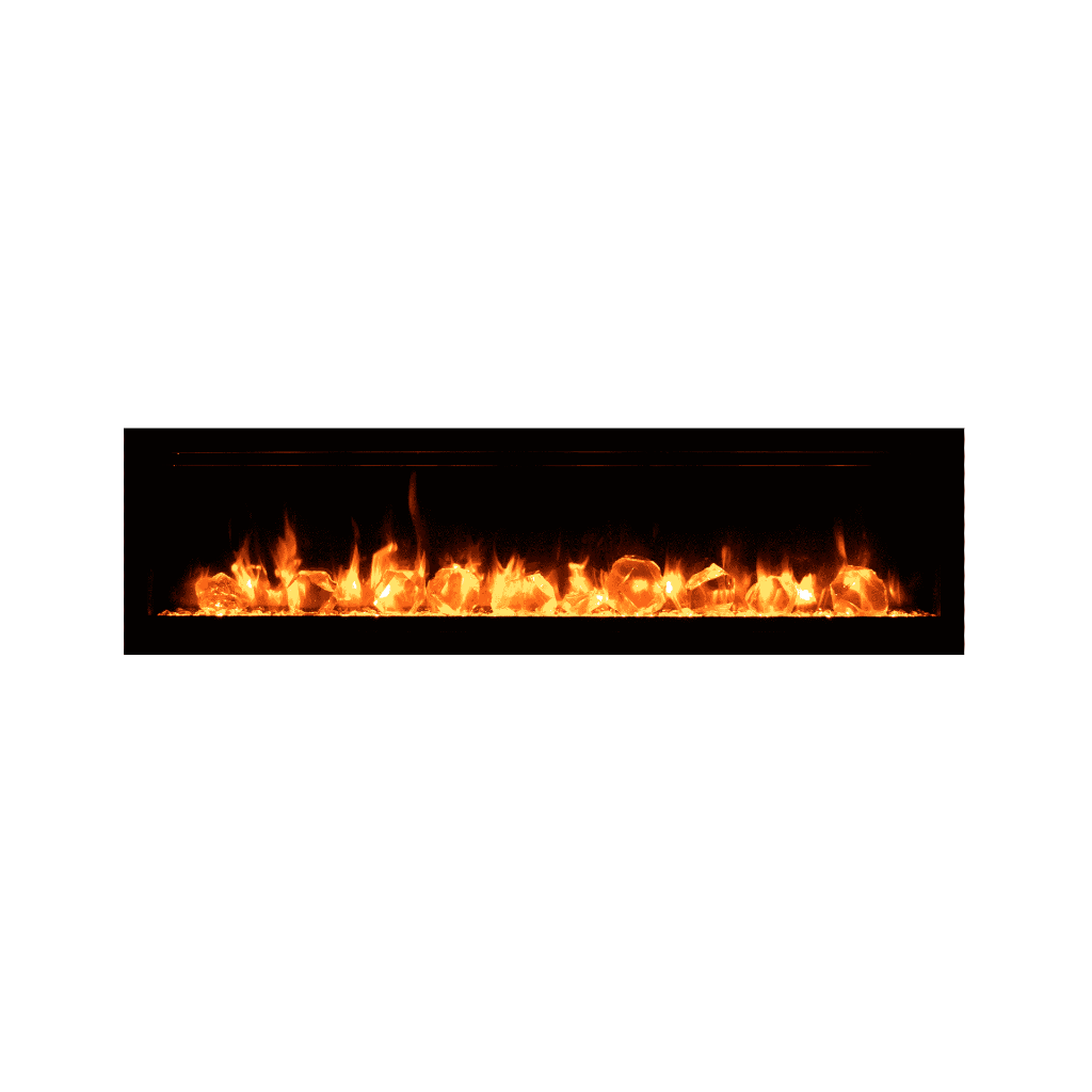Amantii | 88" Symmetry 3.0 Built-in Smart WiFi Electric Fireplace