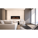 Amantii | 88" Symmetry 3.0 Built-in Smart WiFi Electric Fireplace