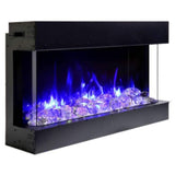 Amantii | Tru-View 60" Three Sided Slim Glass Electric Fireplace