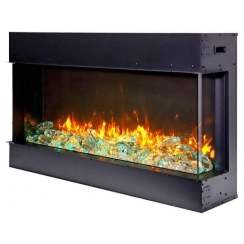 Amantii | Tru-View 72" Three Sided Slim Glass Electric Fireplace