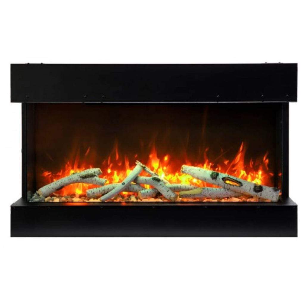 Amantii | Tru-View 72" Three Sided Slim Glass Electric Fireplace