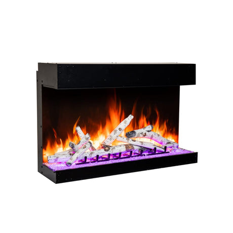 Amantii | Tru View Bespoke 45" 3-Sided Indoor / Outdoor Electric Fireplace