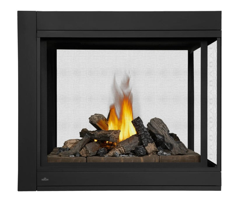 Napoleon | Ascent 45" Multi-View Direct Vent See-Thru Gas Fireplace with Logs