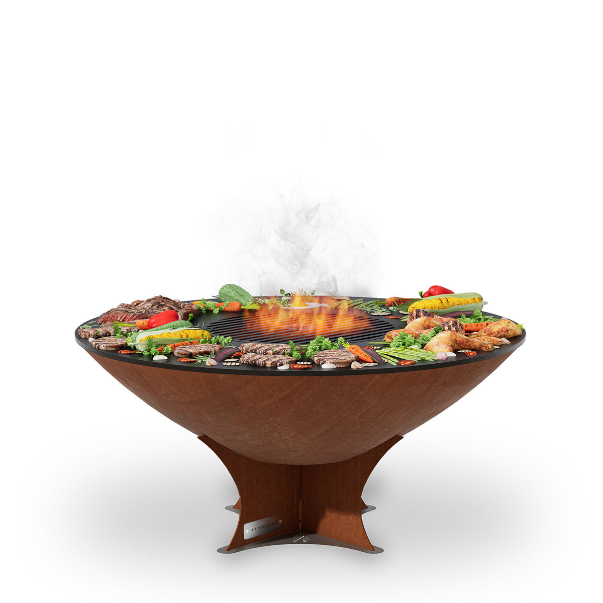 Arteflame | 40" Fire Pit With Cooktop