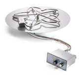 HPC | 18" Round Flat Pan - Push Button Flame Sensing Ignition Fire Pit Insert