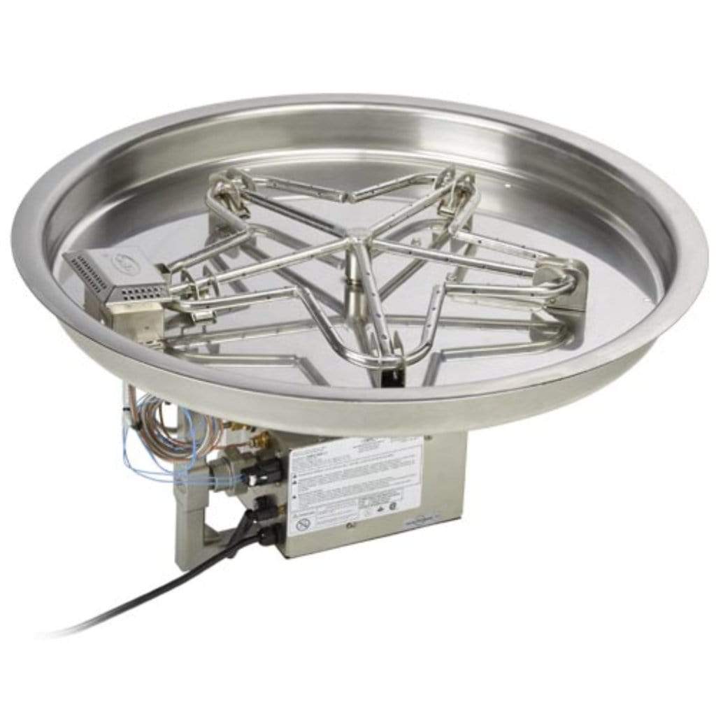 HPC | 19" Round Bowl Pan - Electronic Ignition Fire Pit Insert