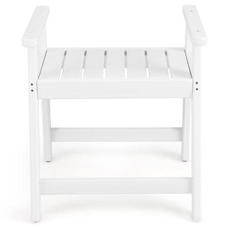 Costway | Heavy Duty Shower Bench with Arms for Inside Shower Shaving Legs