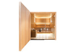 Auroom | Libera Glass 5-6-Person Indoor Traditional Sauna