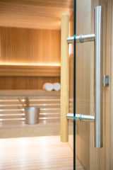 Auroom | Libera Glass 2-Person Indoor Traditional Sauna