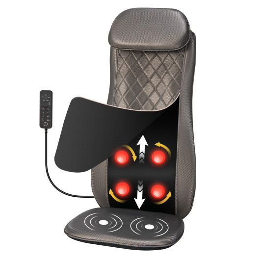 Costway | Massage Chair Pad with Heat and Vibration
