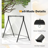 Costway | Patio Metal Swing Stand with A-Shaped Structure