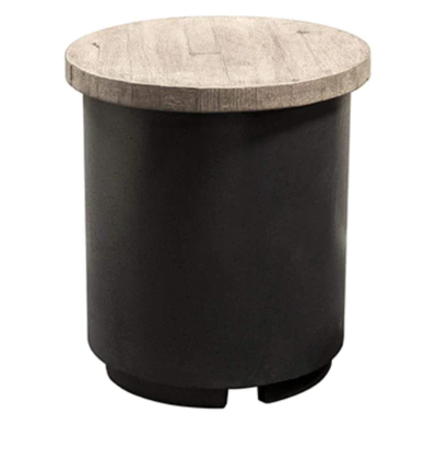 American Fyre Designs | 17" Reclaimed Wood Contempo Tank/End Table