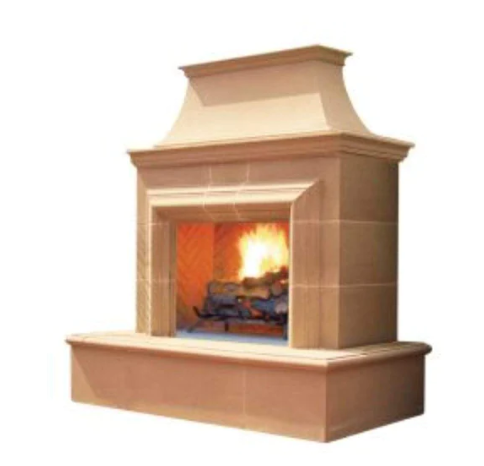 American Fyre Designs | 76" Reduced Cordova Vented Recessed Hearth and Body Gas Fireplace
