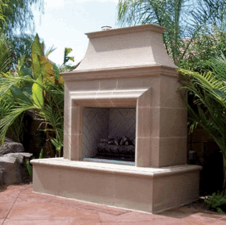 American Fyre Designs | 76" Reduced Cordova Vent Free Recessed Hearth and Body Gas Fireplace
