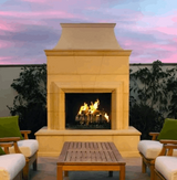 American Fyre Designs | 76" Cordova Vent Free Freestanding Gas Fireplace