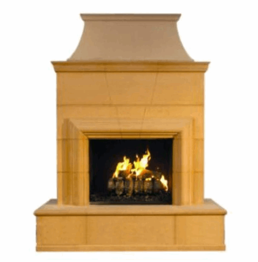 American Fyre Designs | 76" Cordova Vented Recessed Hearth Gas Fireplace