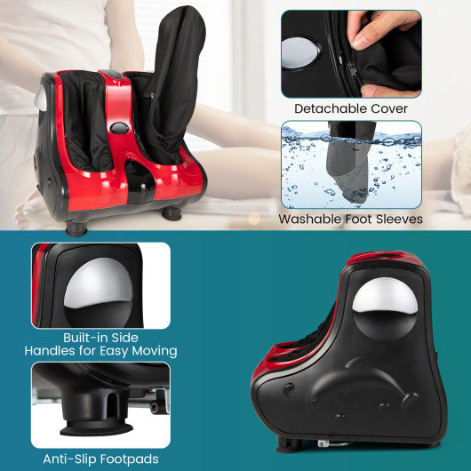 Costway | Foot and Calf Massager Shiatsu Foot Massager Machine with Tilt Base