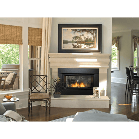 Sierra Flame by Amantii | 36" Palisade See-Through Direct Vent Linear Fireplace