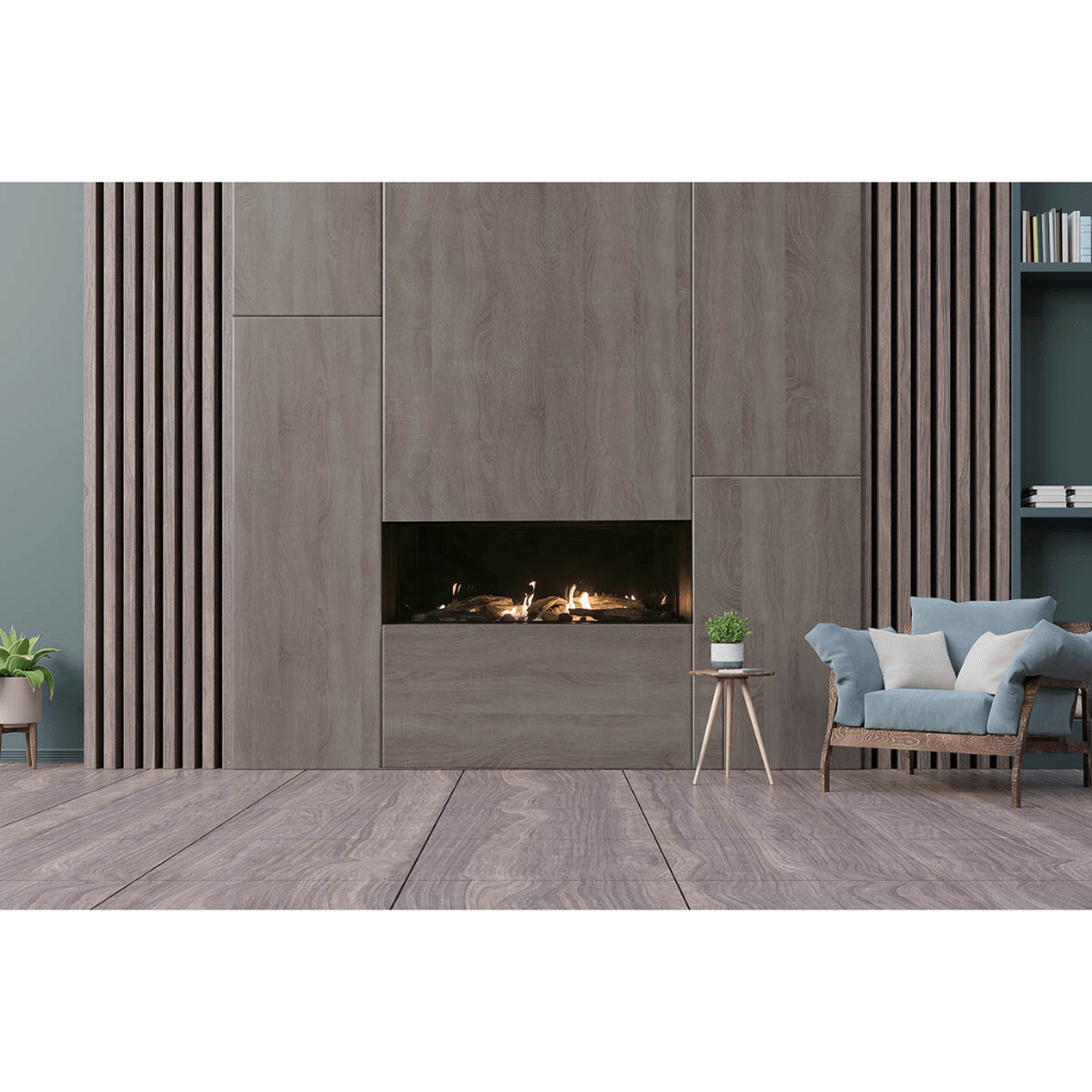 Sierra Flame by Amantii | 40"/50"/60" Vienna Direct Vent Linear Gas Fireplace