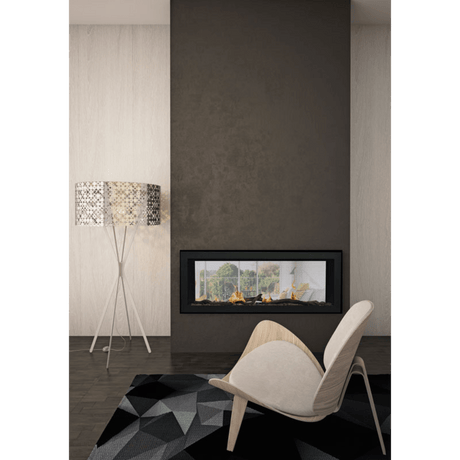 Sierra Flame by Amantii | 48" Emerson See-Through Slim Linear Gas Fireplace