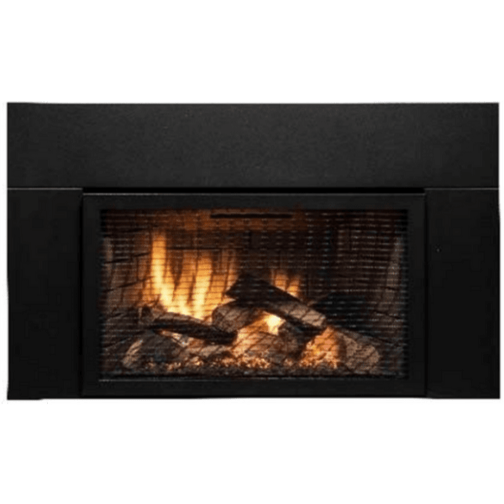 Sierra Flame by Amantii | Surround with Safety Barrier for Abbot Direct Vent Linear Gas Fireplace