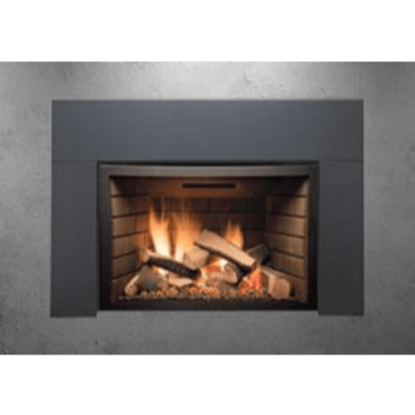 Sierra Flame by Amantii | Surround with Safety Barrier for Bradley Direct Vent Linear Gas Fireplace