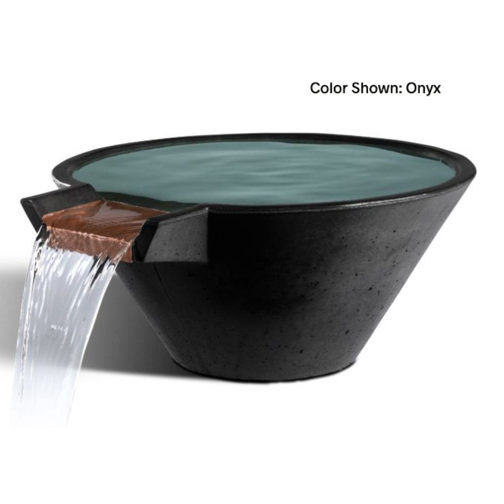Slick Rock Concrete | 22" Cascade Conical Water Bowl