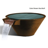 Slick Rock Concrete | 22" Cascade Conical Water Bowl