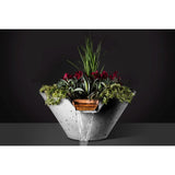 Slick Rock Concrete | 22" Cascade Conical Water and Planter Bowl