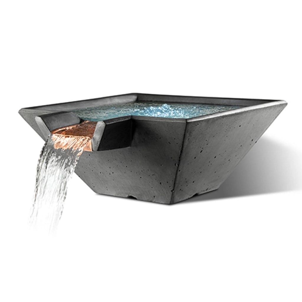 Slick Rock Concrete | 22" Cascade Square Water Bowl