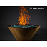 Slick Rock Concrete | 22" Conical Ridgeline Gas Fire Bowl