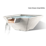 Slick Rock Concrete | 29" Cascade Square Water Bowl