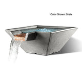 Slick Rock Concrete | 34" Cascade Square Water Bowl