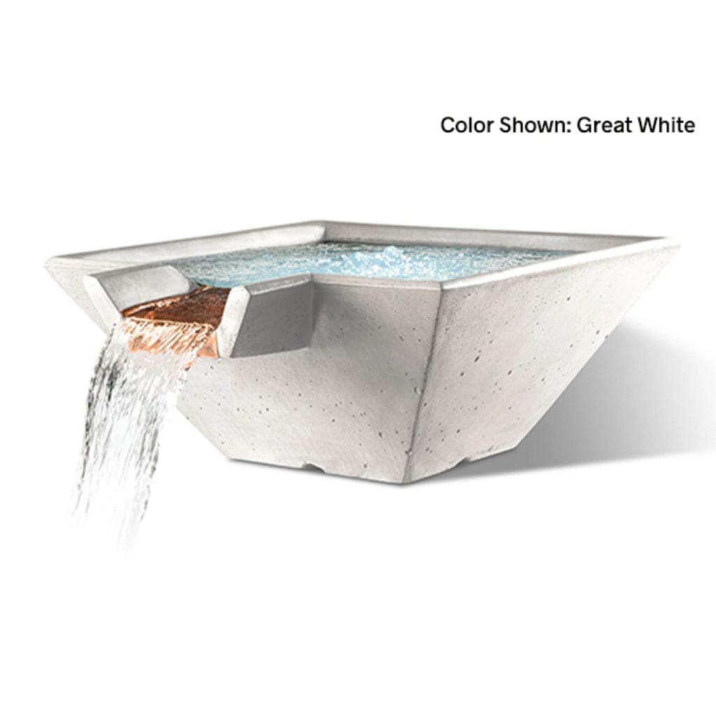 Slick Rock Concrete | 34" Cascade Square Water Bowl