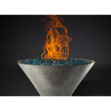 Slick Rock Concrete | 34" Conical Ridgeline Gas Fire Bowl