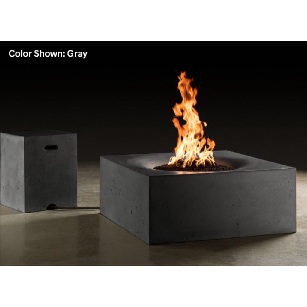 Slick Rock Concrete | 36" Square Horizon Gas Fire Table