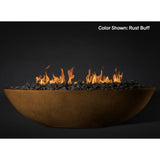 Slick Rock Concrete | 60" Oval Oasis Gas Fire Bowl