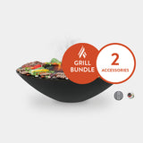 Arteflame | 40 Black Label Grill With Grill Grate And Seasoning Puck - For Build-in