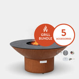 Arteflame | 40 Grill With 5 Accessories - Low Round Base