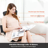Costway | Foldable Full Body Massage Mat with 10 Vibration Motors